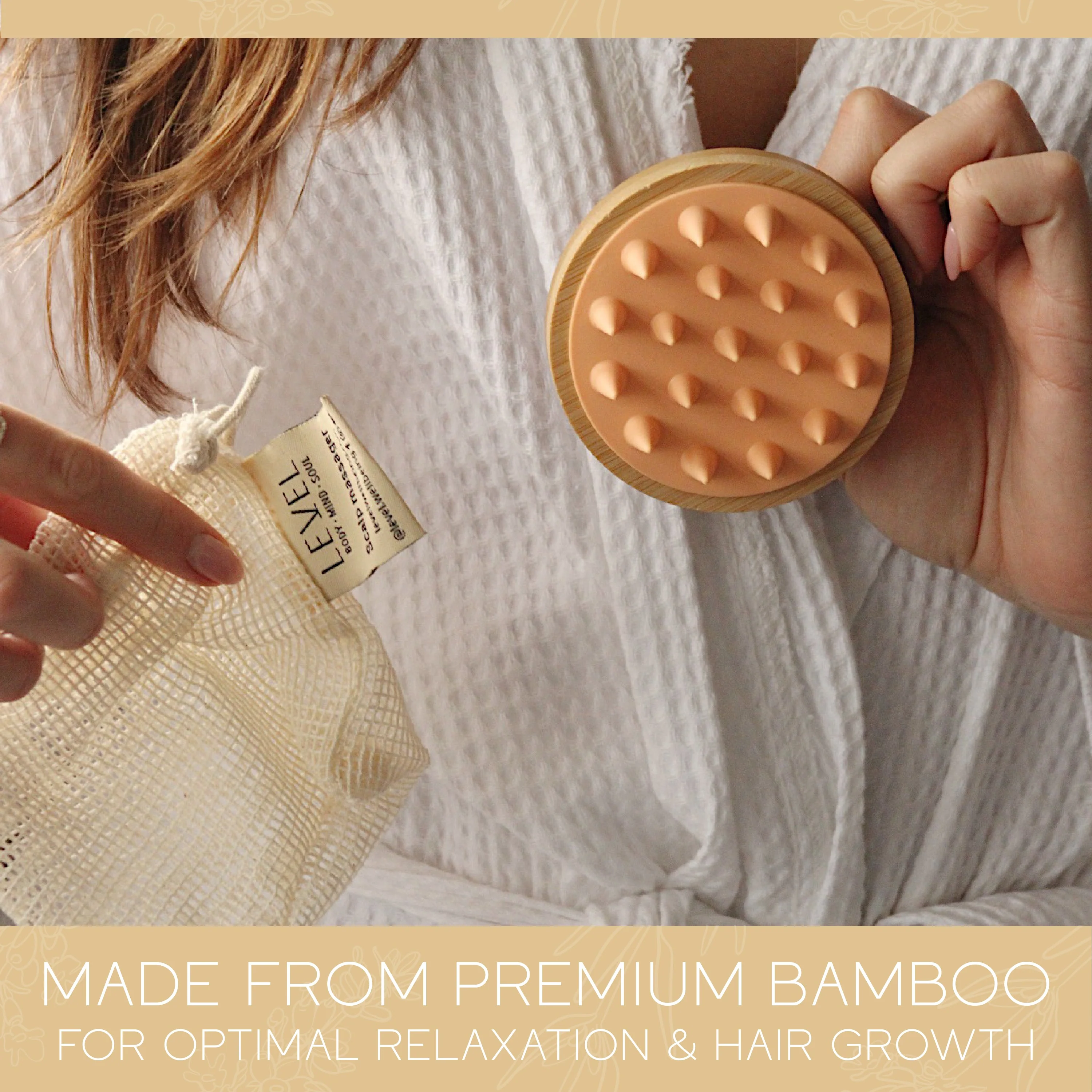 Bamboo Scalp Massager - Image 7