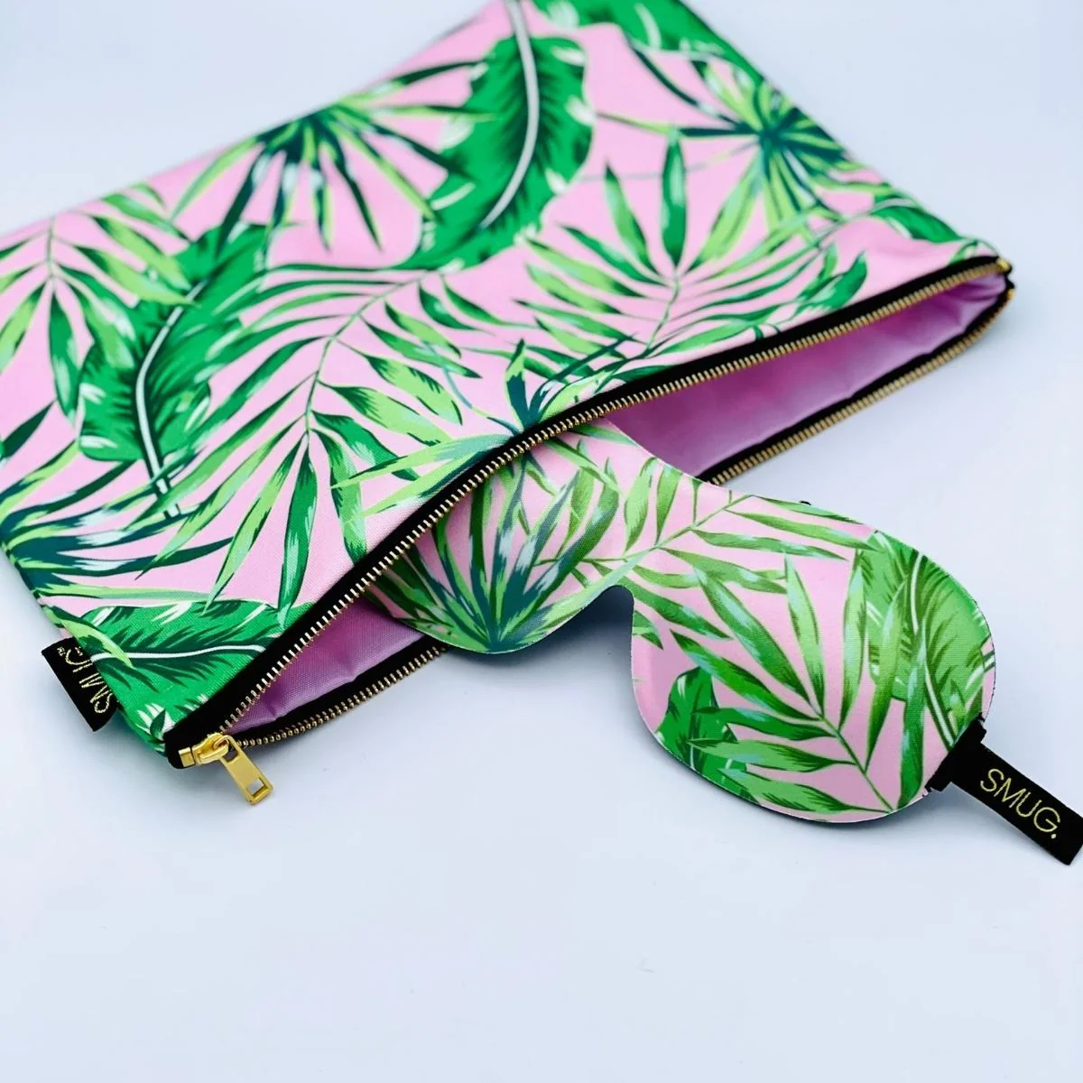 Contoured Sleep Mask & Accessories Bag Set - Various Prints - Image 3