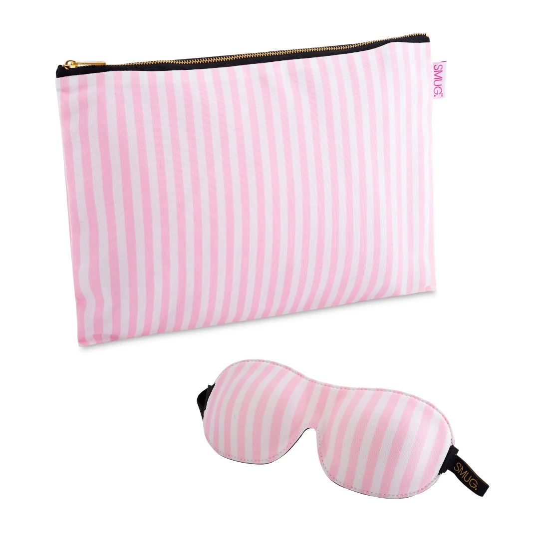 Contoured Sleep Mask & Accessories Bag Set - Various Prints - Image 5