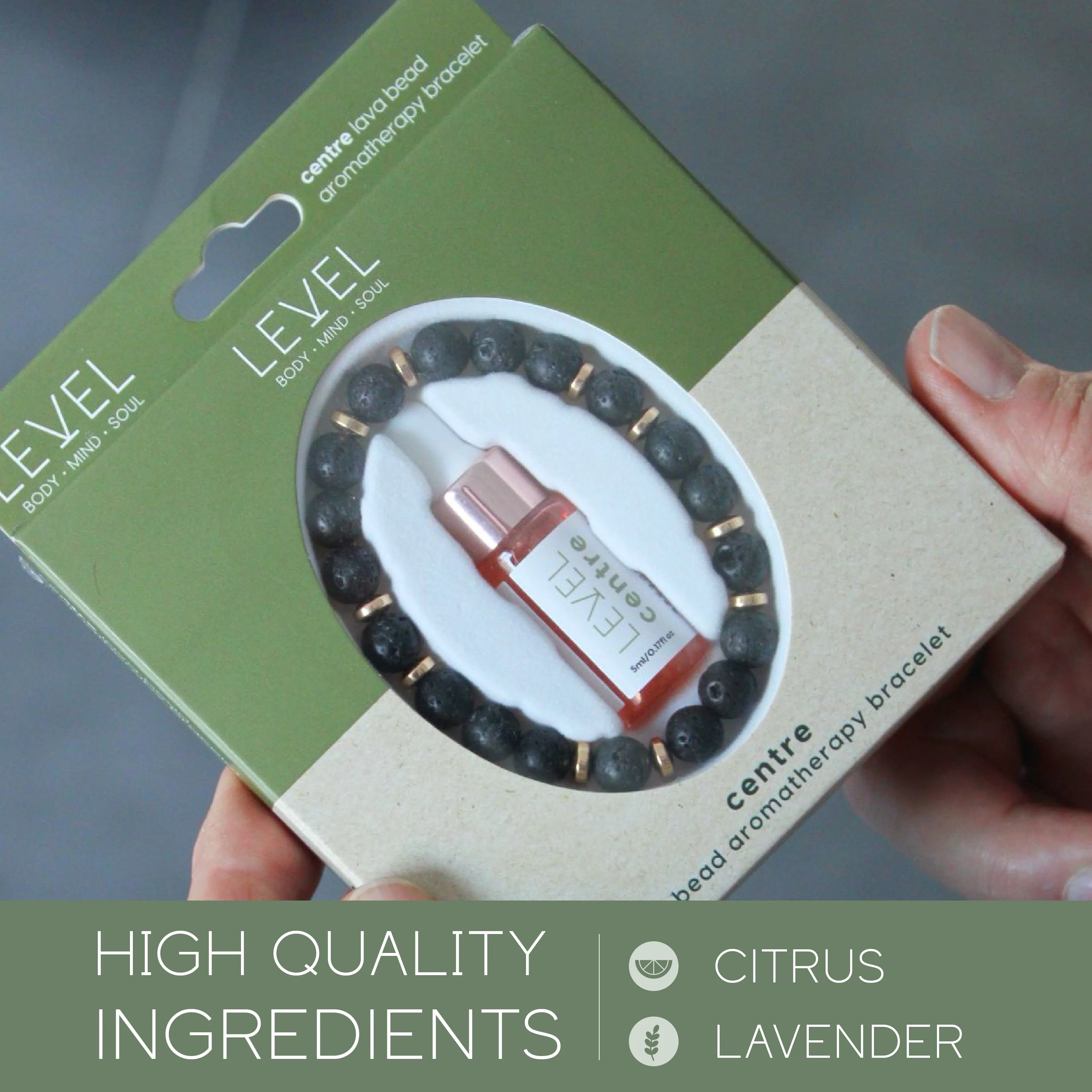 Lava Bead Aromatherapy Bracelet with Essential Oil - Centre - Image 6