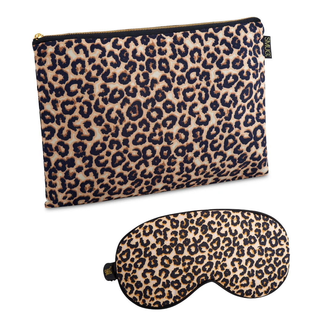 Satin Sleep Mask & Accessories Bag Set - Various Prints - Image 5