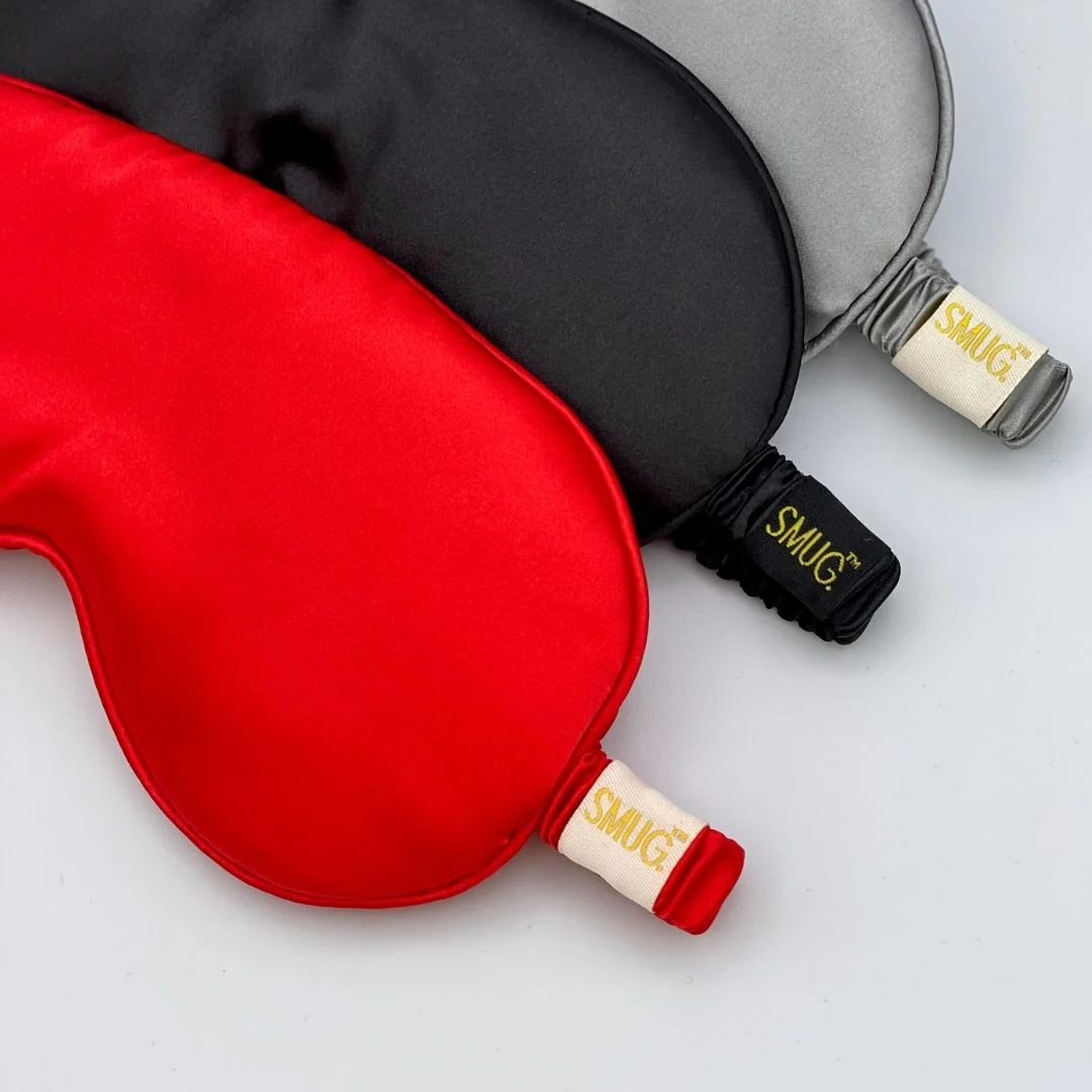 Satin Sleep Mask - Black - Image 4