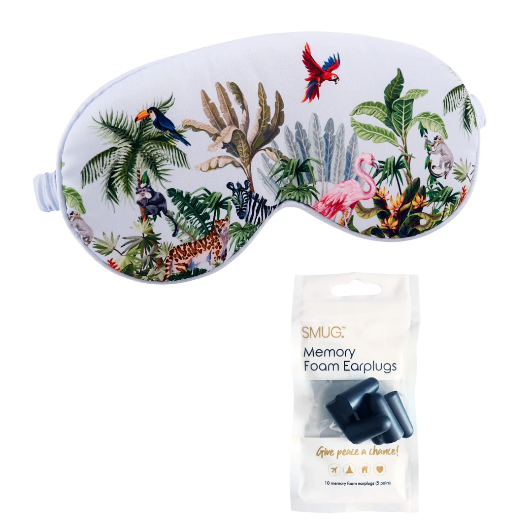 Satin Sleep Mask - Jungle Print - Image 6
