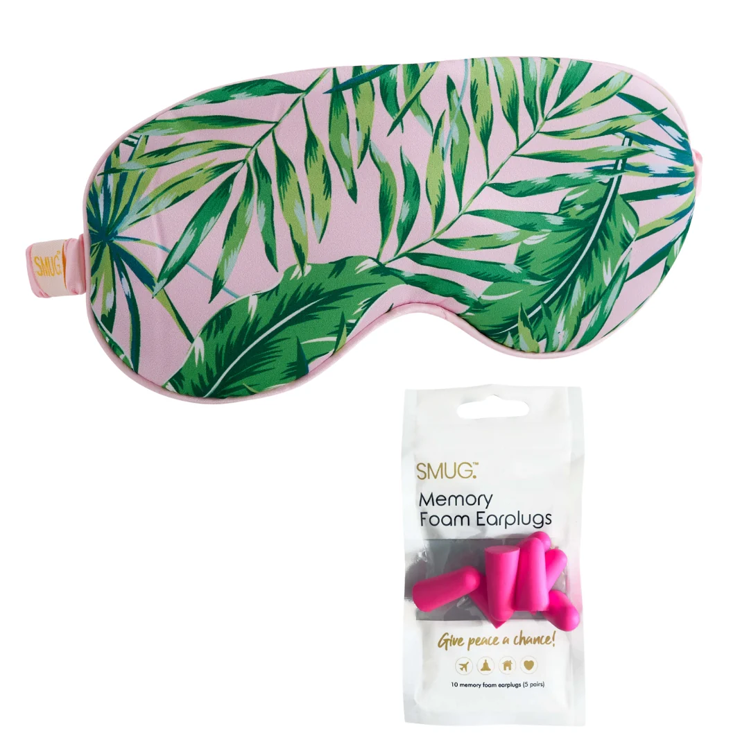 Satin Sleep Mask - Palm Print - Image 6