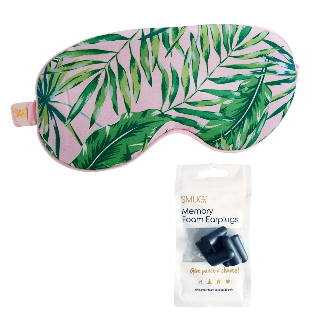 Satin Sleep Mask - Palm Print - Image 7
