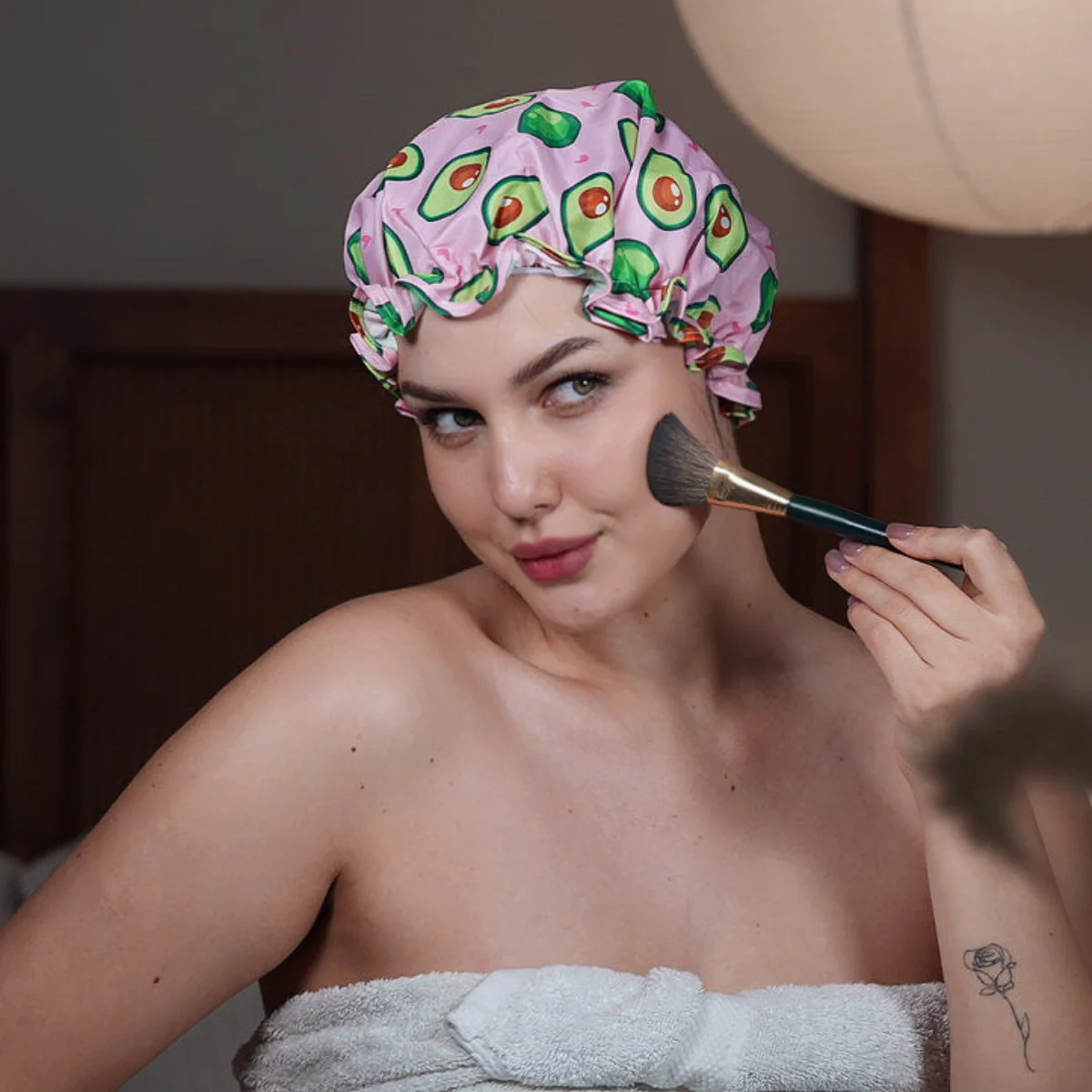 Shower Cap - Avocado Print - Image 4