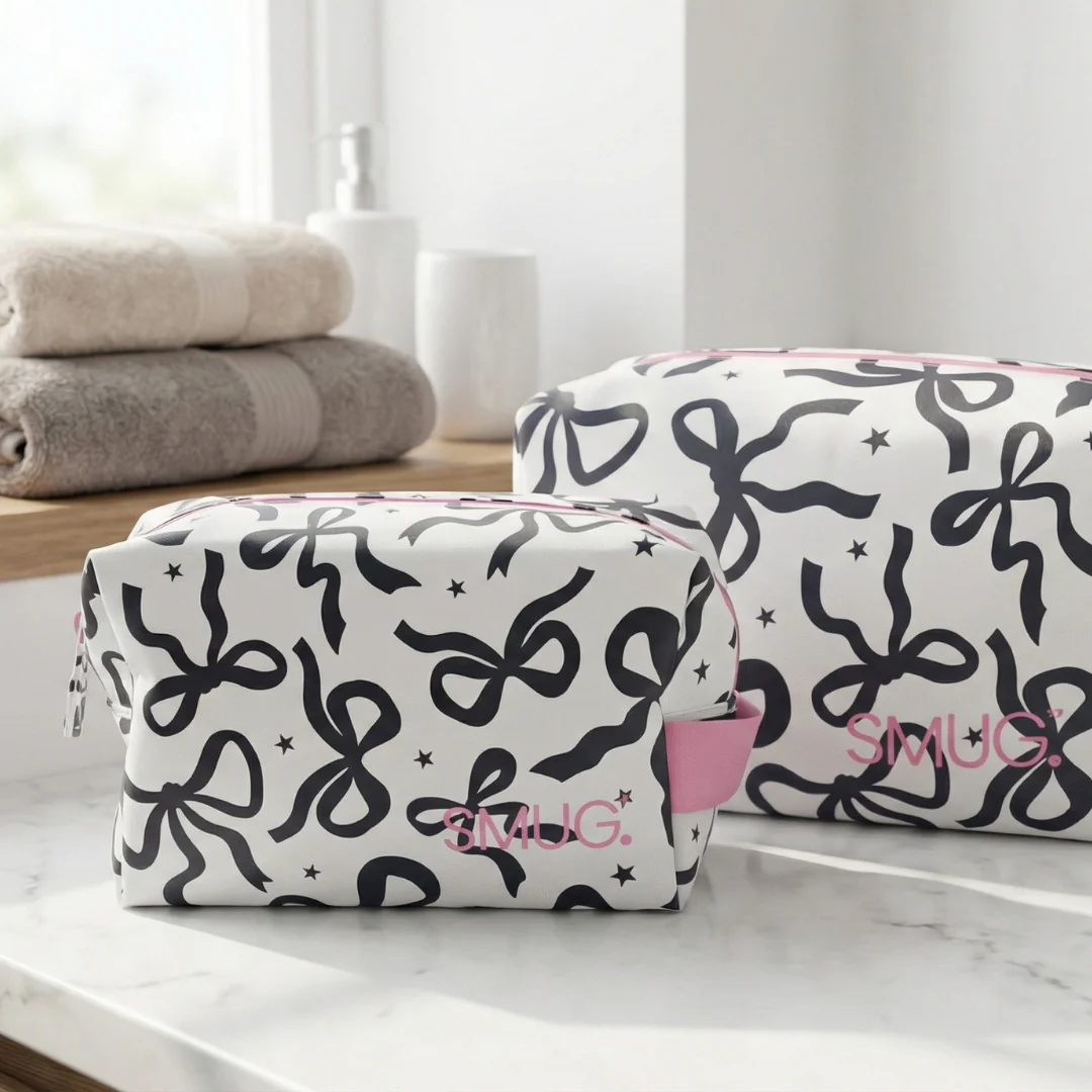 Toiletry Bag - Bows Print - Image 3