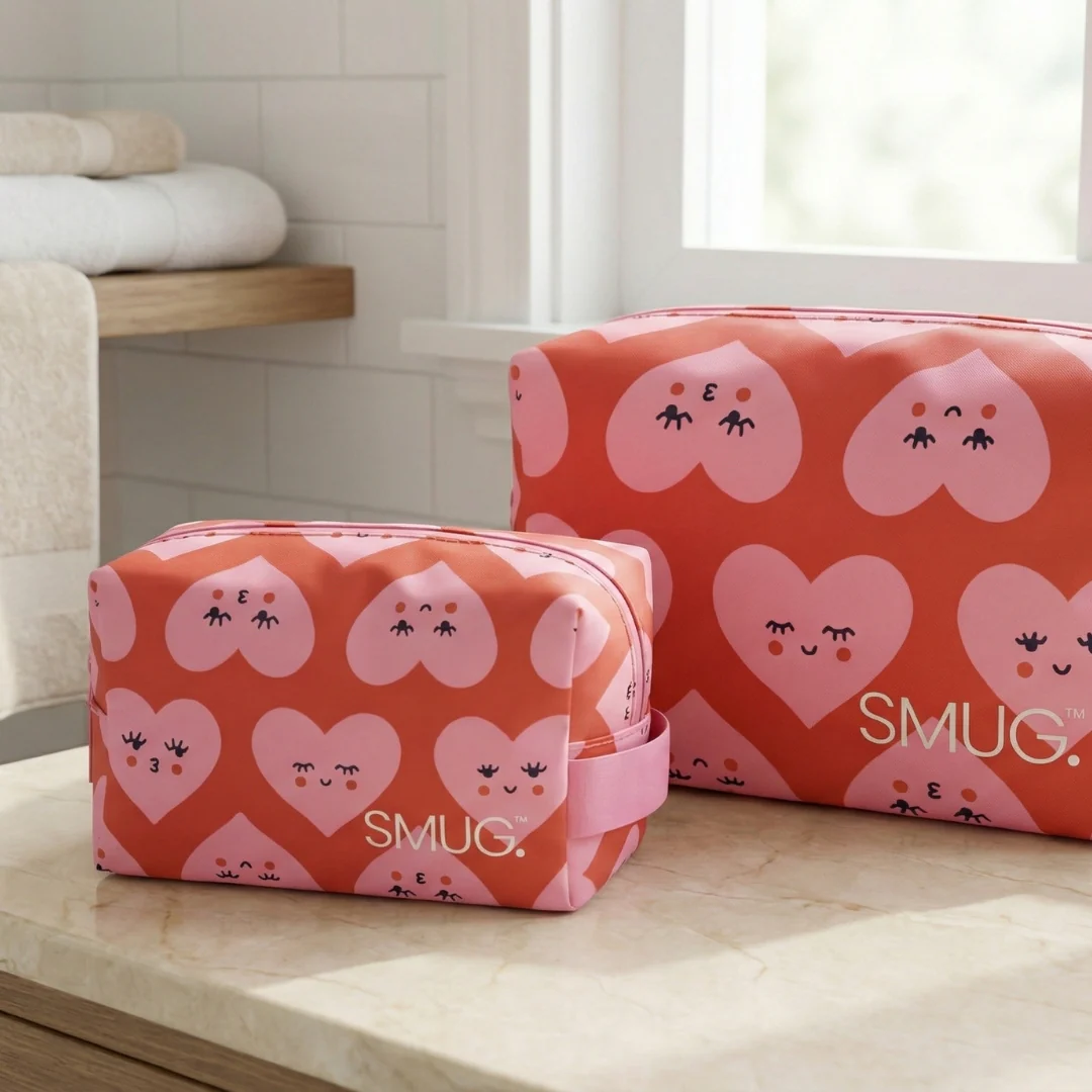Toiletry Bag - Hearts Print - Image 3