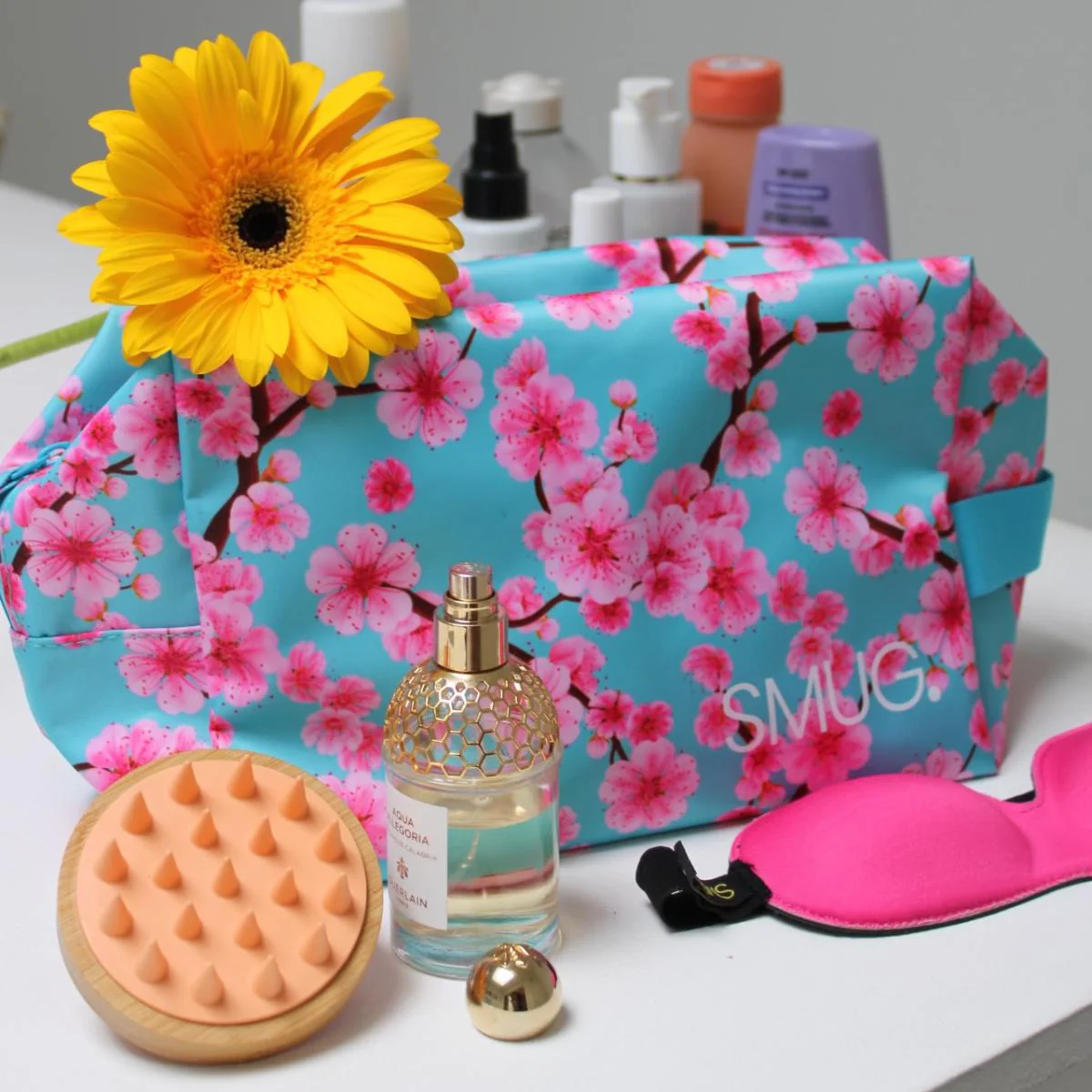 Wash Bag - Cherry Blossom Print - Image 4