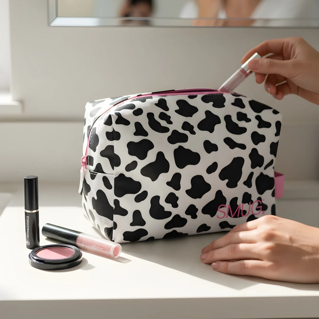Wash Bag - Cow Print - Image 3